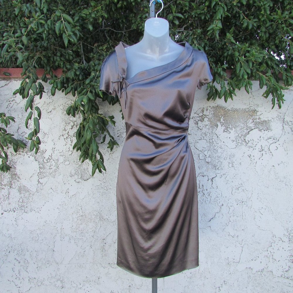 Philiosphy Di Alberta Ferreti mauve satin dress 6